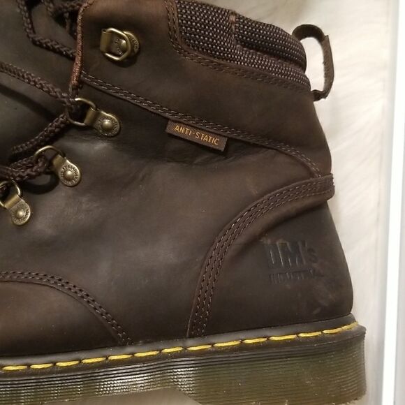 Doc Marten's Industrial Steel Toe Mens Boots Sz 13 - Picture 6 of 9